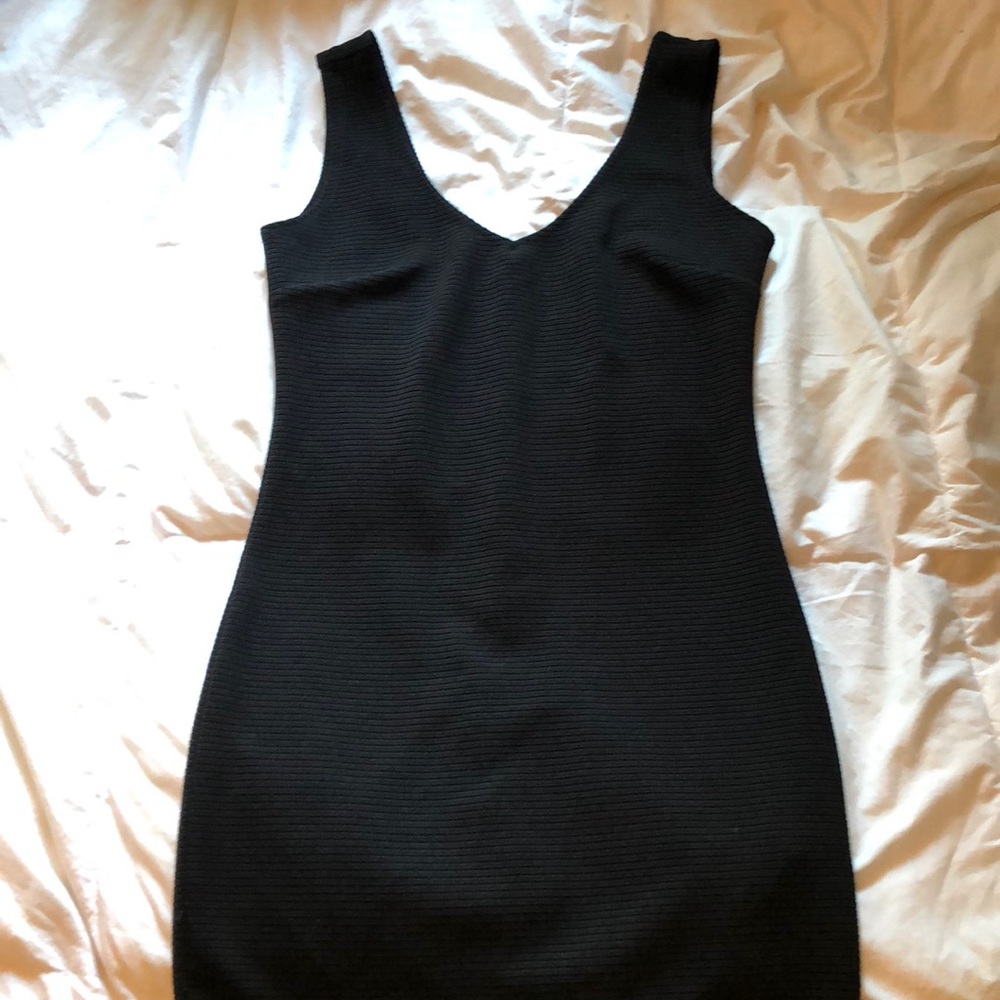 Black Cocktail Bodycon Dress